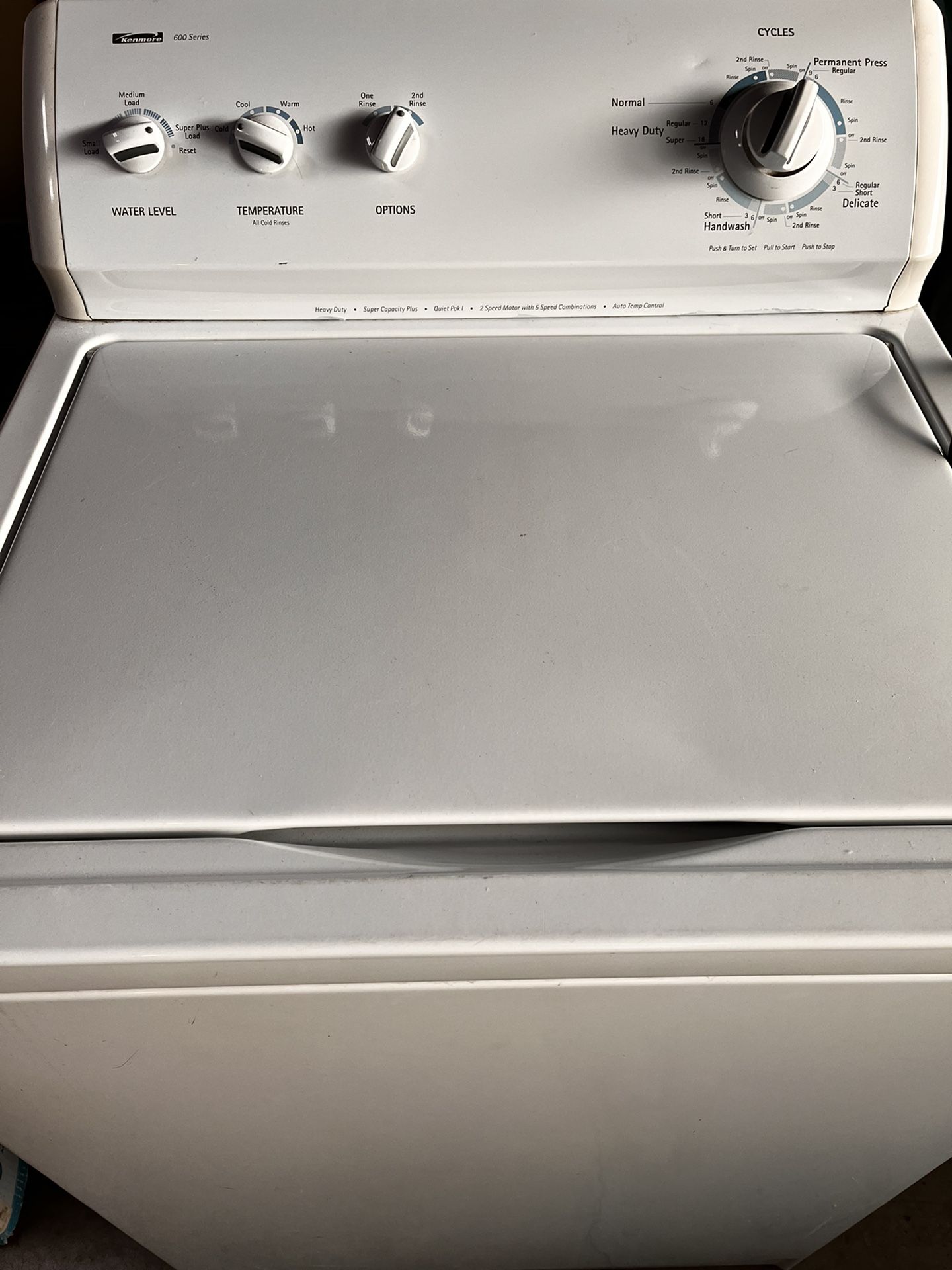 Kenmore Top Load Washer