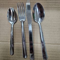 34 Sets - Forks, Knives, Spoons