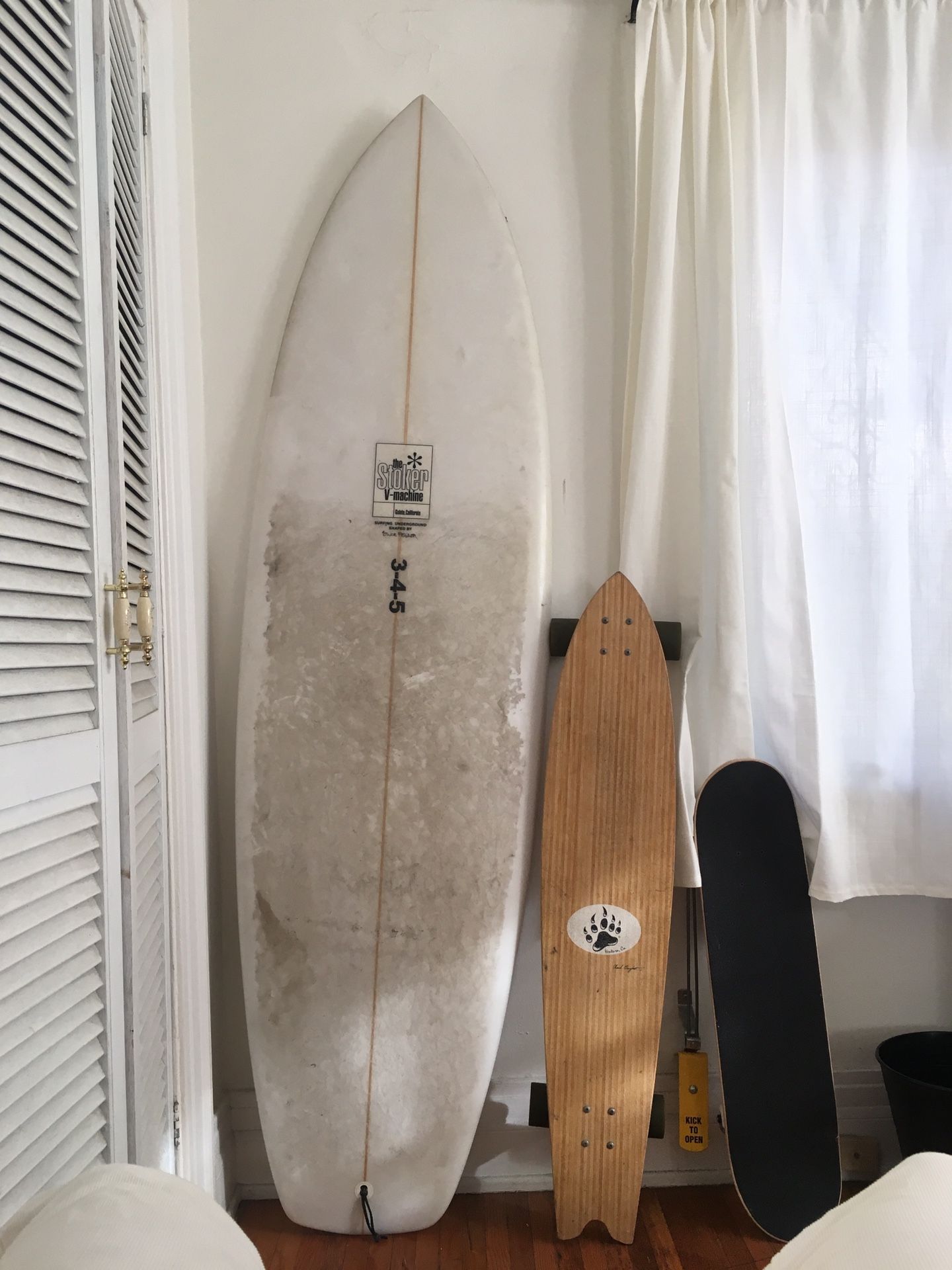 Bruce Fowler 6”6 surfboard