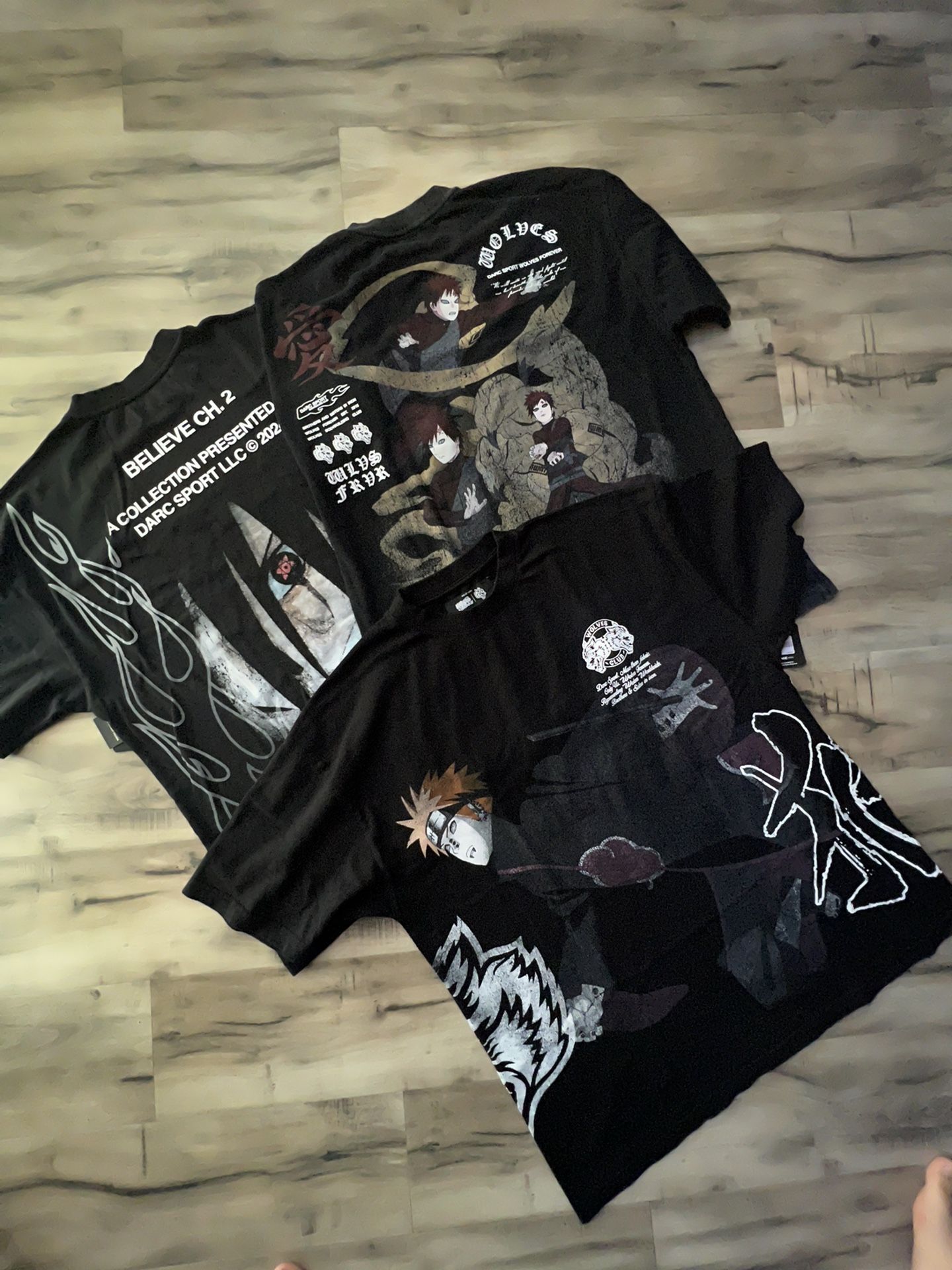 Darc Sport Naruto Tees ( Pain, Sasuke, Gaara) for Sale in Santa 