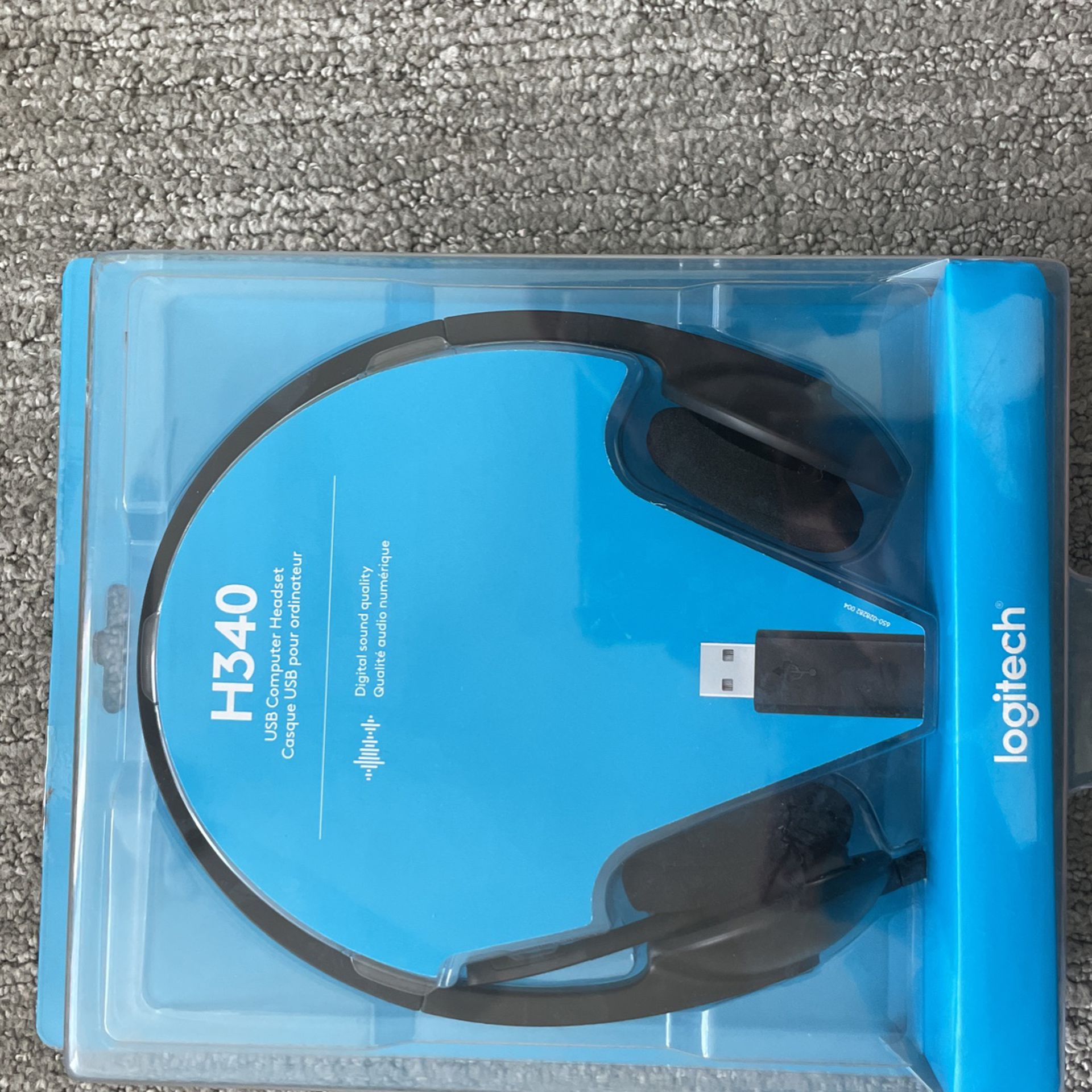 Logitech Usb  Headset With Microphone 