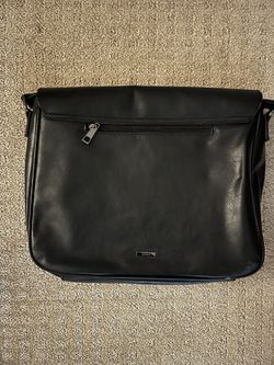 Black Leather Aldo Messenger Bag