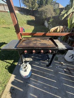 Cast Iron flat top grill