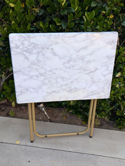 Marble Fold Out Table