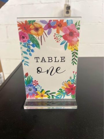 Table Numbers