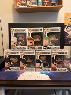 Lot of One Piece Funko pops