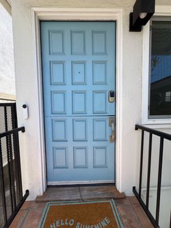 Front Dutch door with Yale Lock and hardware