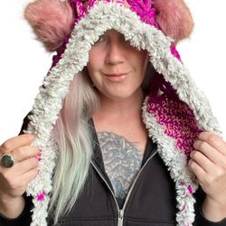 Pink Mandala Hood 