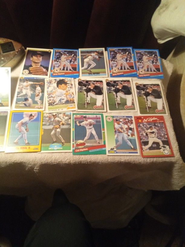 Ripken Family Baseball Cards Lot