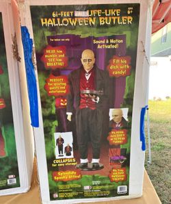 Vintage Gemmy 6 Ft Halloween Decor