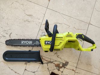 RY405100-2B 40V HP Brushless 14 in. Battery Chainsaw with  4.0 Ah Battery 