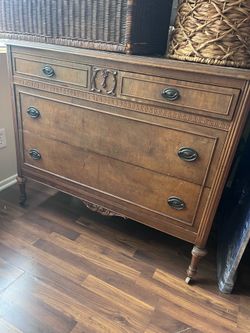 Vintage Wood Dresser