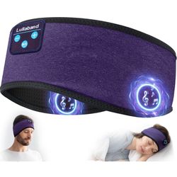 Bluetooth Sleep Sports Headphones with 10-Hour Battery Soft headband for Sleeping, Travel, Exercise, Relax