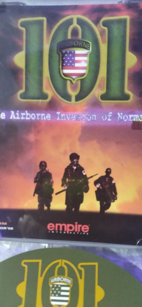 AIRBORNE INVASION of NORMANDY WWII VINTAGE PC GAMING 1998