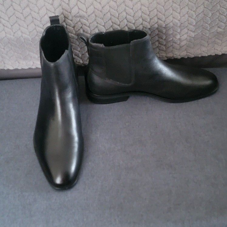 Mens Black Coach Boots Sz 13