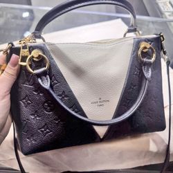 Louis Vuitton  Empriente V Tote Black Creme Bb 