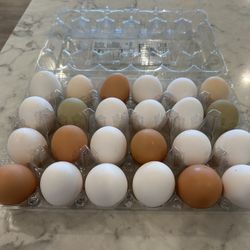 Farm Fresh Eggs (24) For 10.00