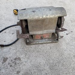 Antique Dunlap 4 Inch Bench Grinder Model 626. 260-80 Sears Roebuck And Company Tool Shop Garage Tools Classic Vintage