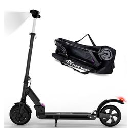 EVERCROSS EV08E Electric Scooter, 350W Motor & 8" Solid Tires, 20 Miles Range &19 Mph, 3 Speed Modes, Folding Commuter Electric Scooter for Adults Tee