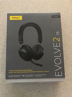 Jabra Evolve2 75 Wireless/Bluetooth Headset