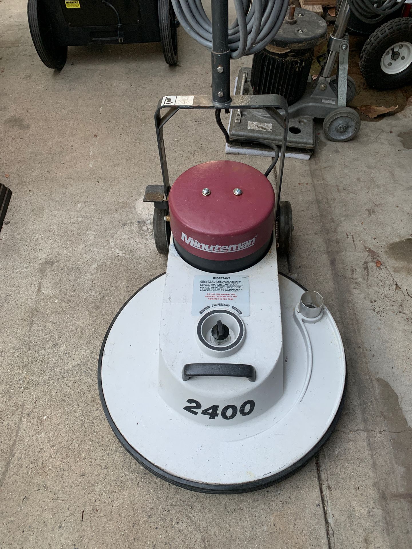 Floor Machine Minuteman 2400 Floor Buffer