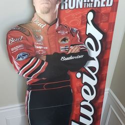 Nascar Dale Earnhardt Jr 6ft  Cardboard Standee