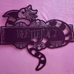 Beetle Juice Decor Light Up 