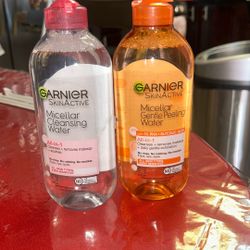 Garnier Micellar Water 13.5 oz.    $5each 