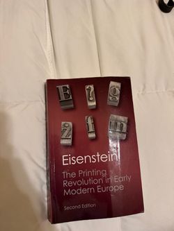 The Printing Revolution in Early Modern Europe paperback
