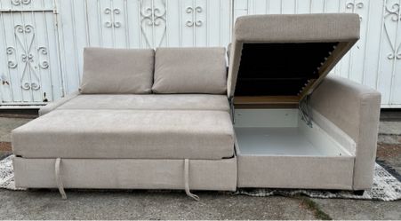 Friheten Sleeper Sectional L Shape Couch Sofa Chaise Storage