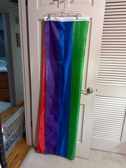 Large Outdoor Home Garden Rainbow Flag