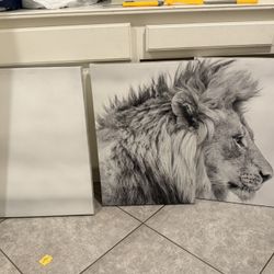 Lion Art Wall 
