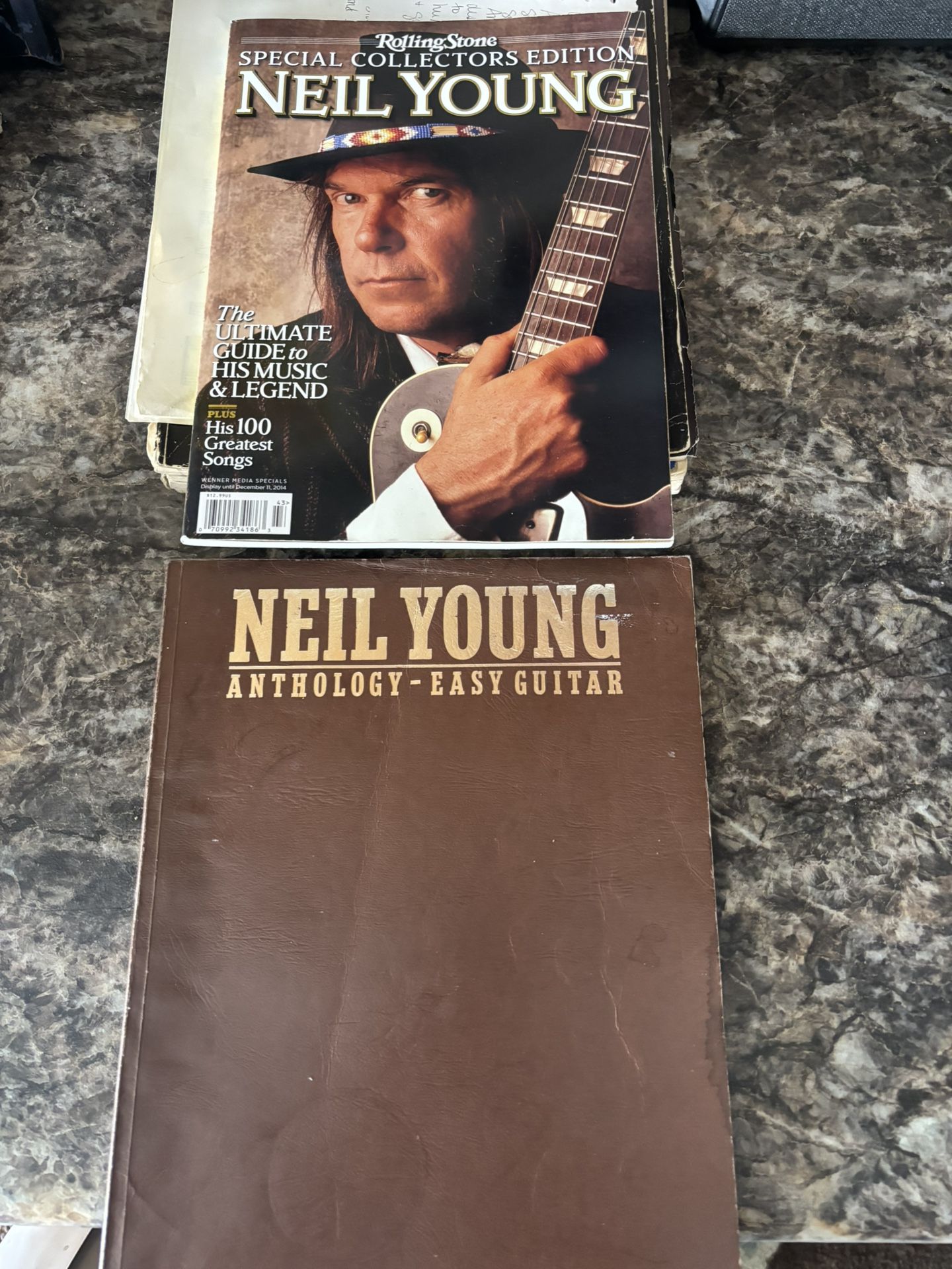 Neil Young Guitar Song Book & Collectable Magazine