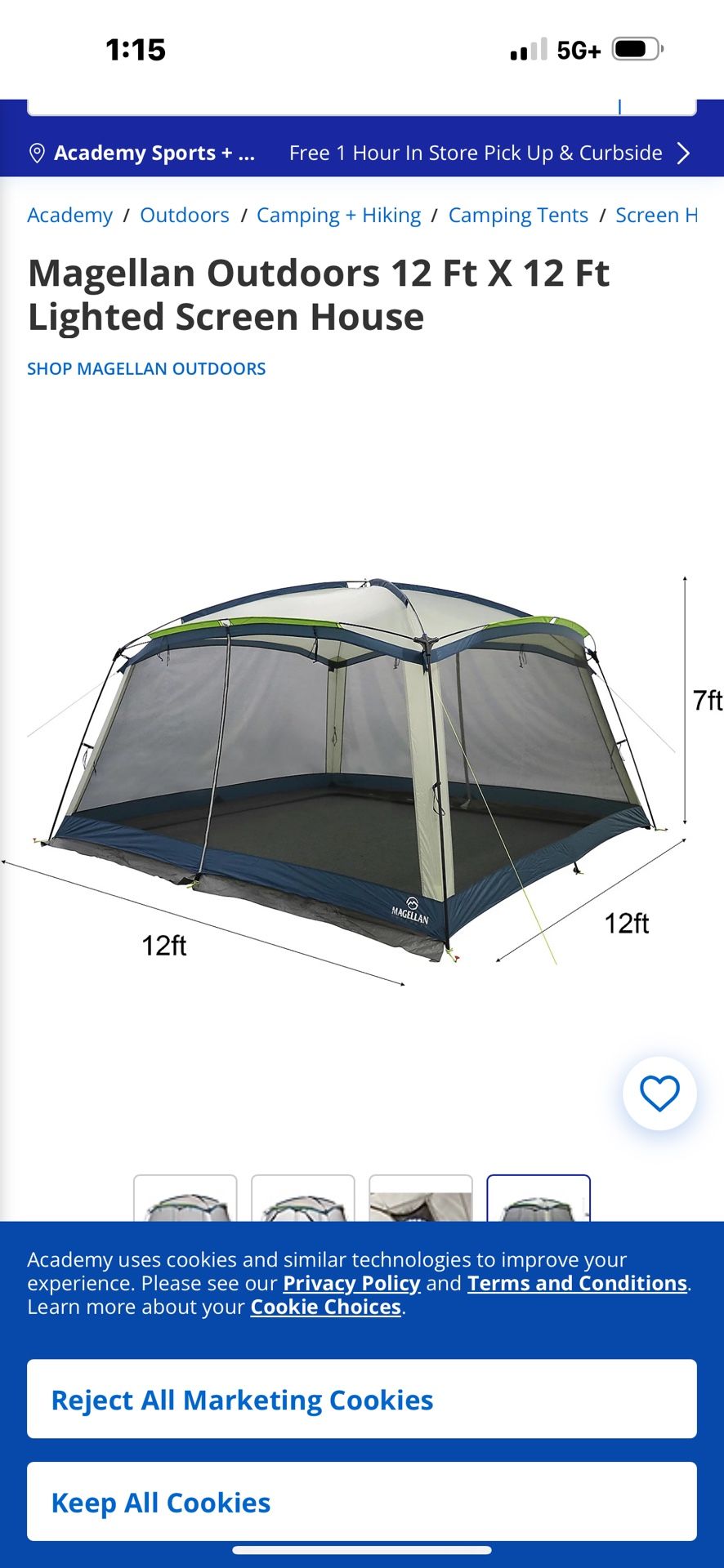 12ft By 12ft Screen House