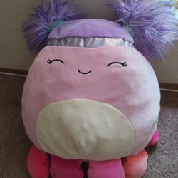 Squishmallows Official Kellytoy Squishdoo 14" Octopus Stuffed Animal with Purple Hair