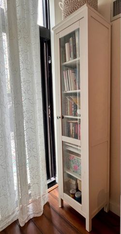 White Rectangular Bookshelf