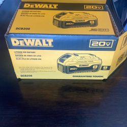 New Dewalt 20v 8AH Battery