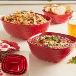 Princess House Set De 3 Bowl