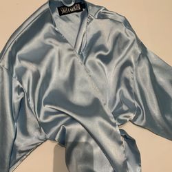 Sweet Glitter Silk Robe 👘 