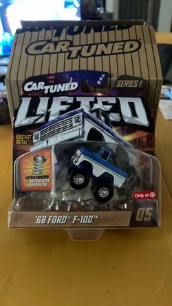 Car tuned lifted 68 Ford f100 diecast