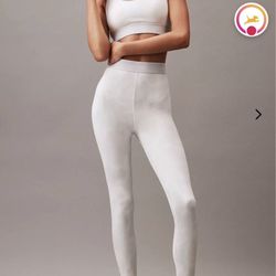 7/8 Leggings White 
