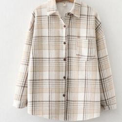 Womens Plaid Shacket (shirt/jacket) Brand New 