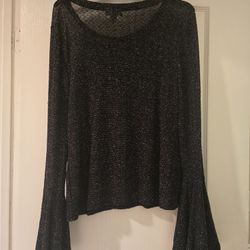 Beautiful Womans Metalic Blouse 