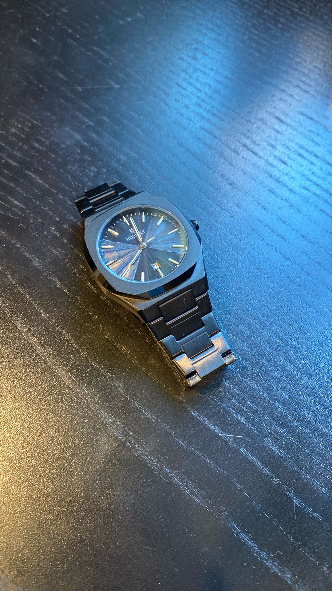 Hourly All Black Watch Worth $220