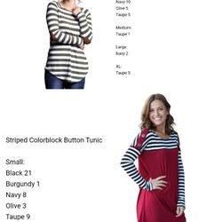 Striped Long Sleeved Shirts