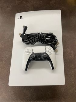 Sony PlayStation 5 (CFI-1215A) 825GB Disc Editon W/ Controller and cords