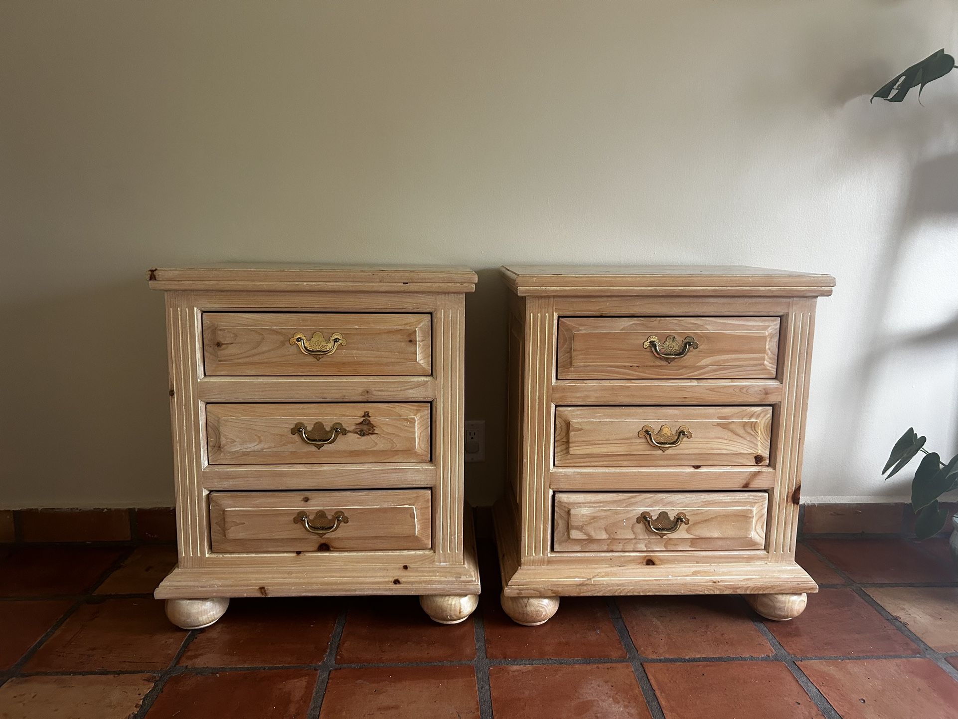 Finished Pine Dressers / Side Tables