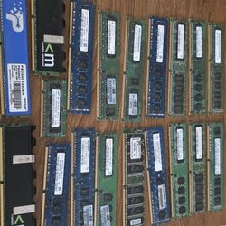 Various Assorted RAM sticks ( Moving Sale Must Go)