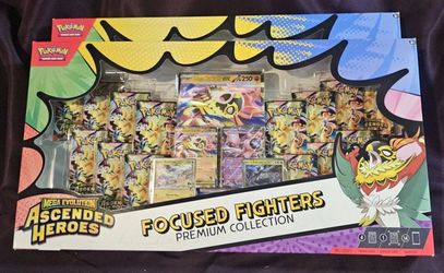 Ascended Heroes Focused Fighters Premium Collection - Lot of 2 - Sam’s Club