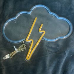 Lightening Cloud Neon Light